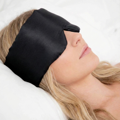 Black Jade Seiden Augenmaske
