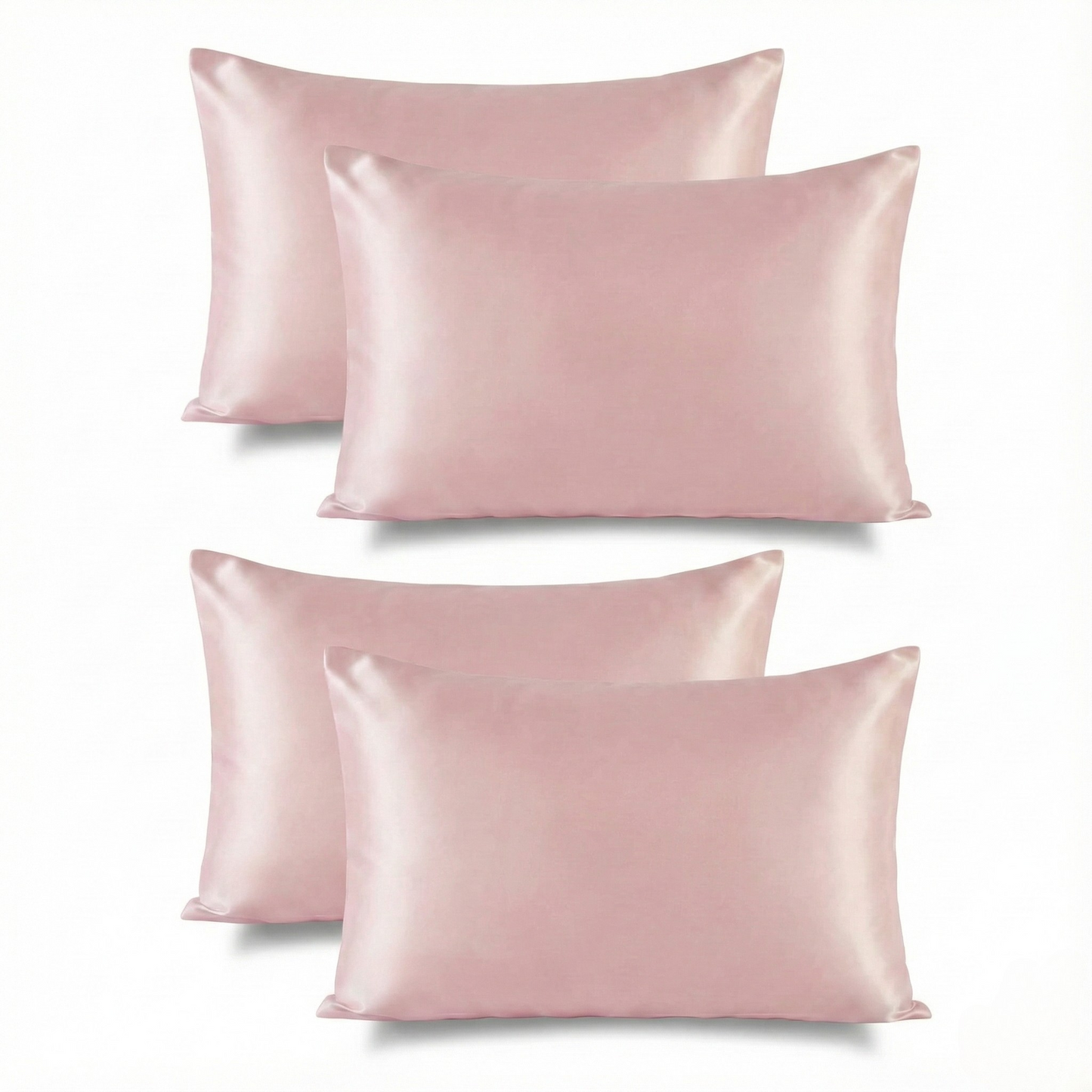 Champagné pink Seidenkissenbezug