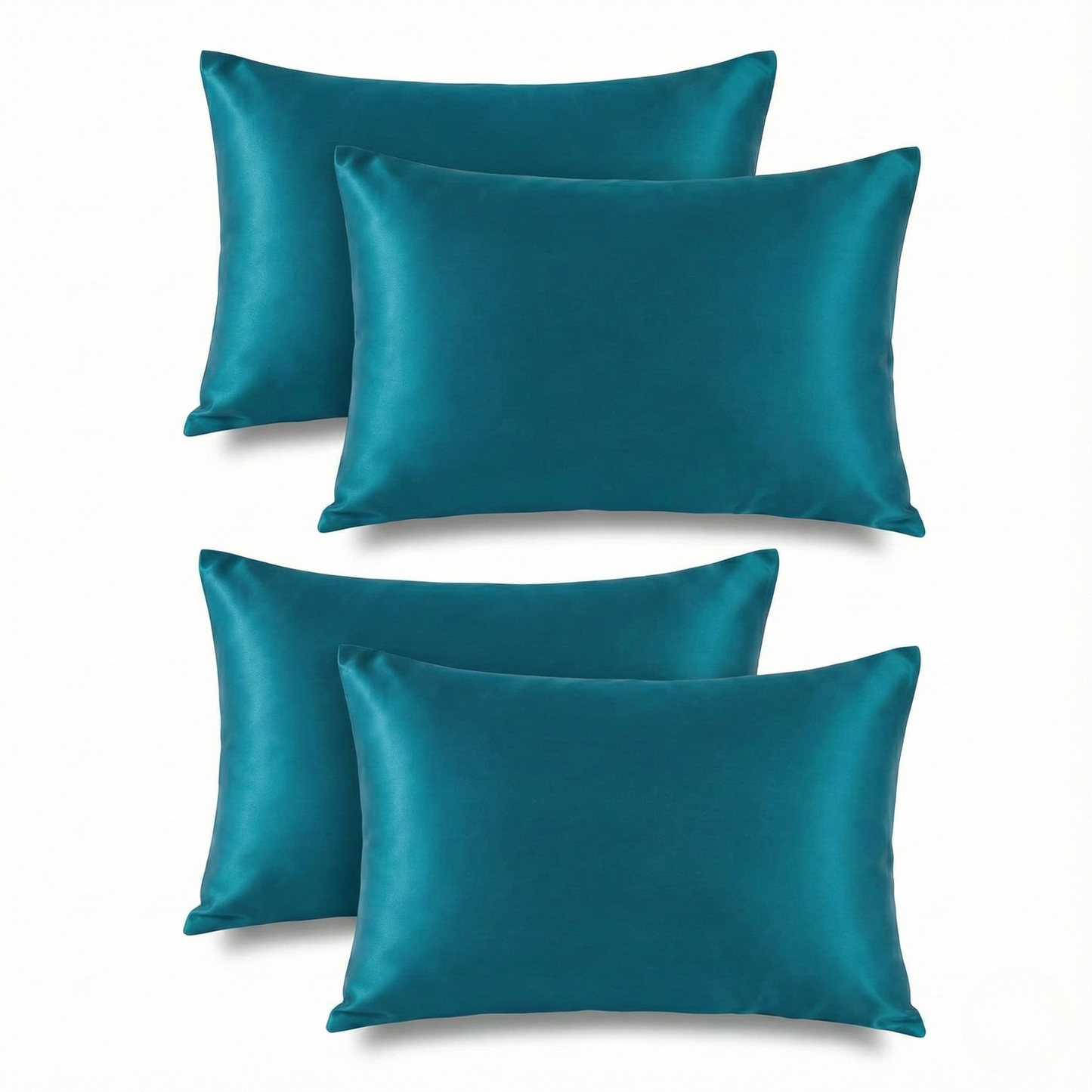 Tief-See Saphir Seidenkissenbezug