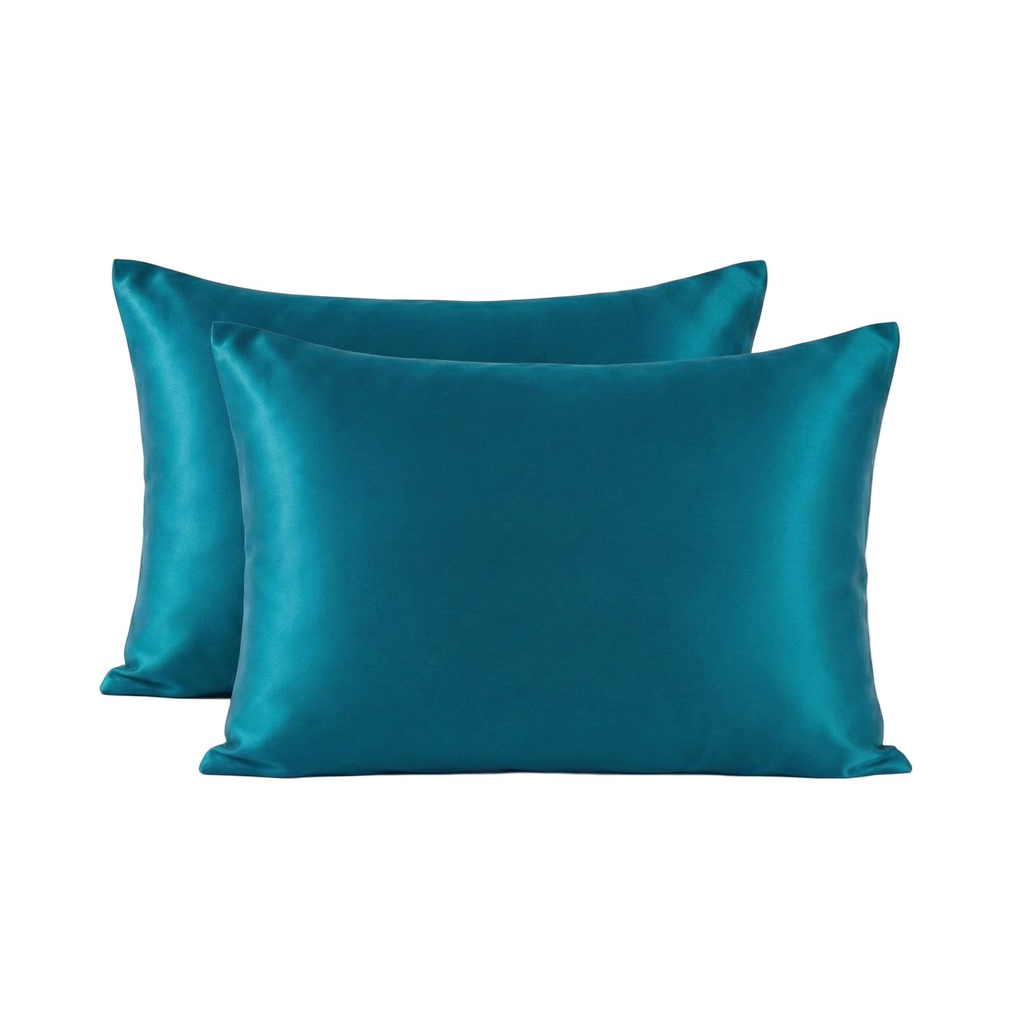 Tief-See Saphir Seidenkissenbezug